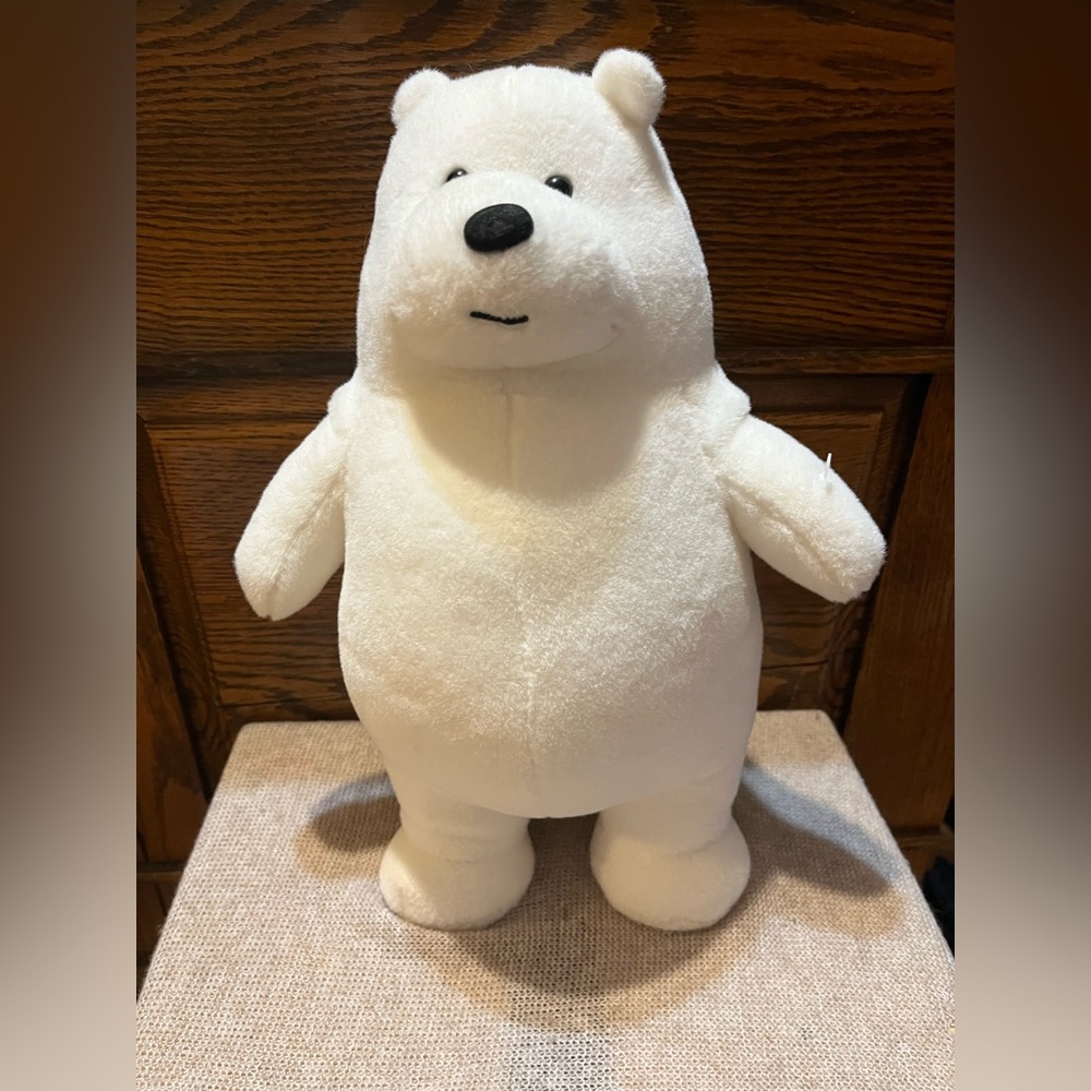 Gund Cartoon Network “We Bare Bears” Ice Bear White 12” Standing Plush